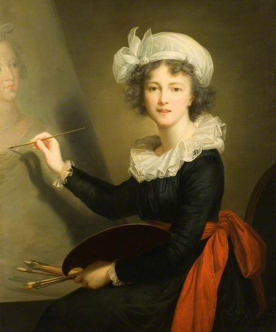 Vigee-LeBrun, Elisabeth Louise, 1755-1842; The Artist at Work (Self Portrait)